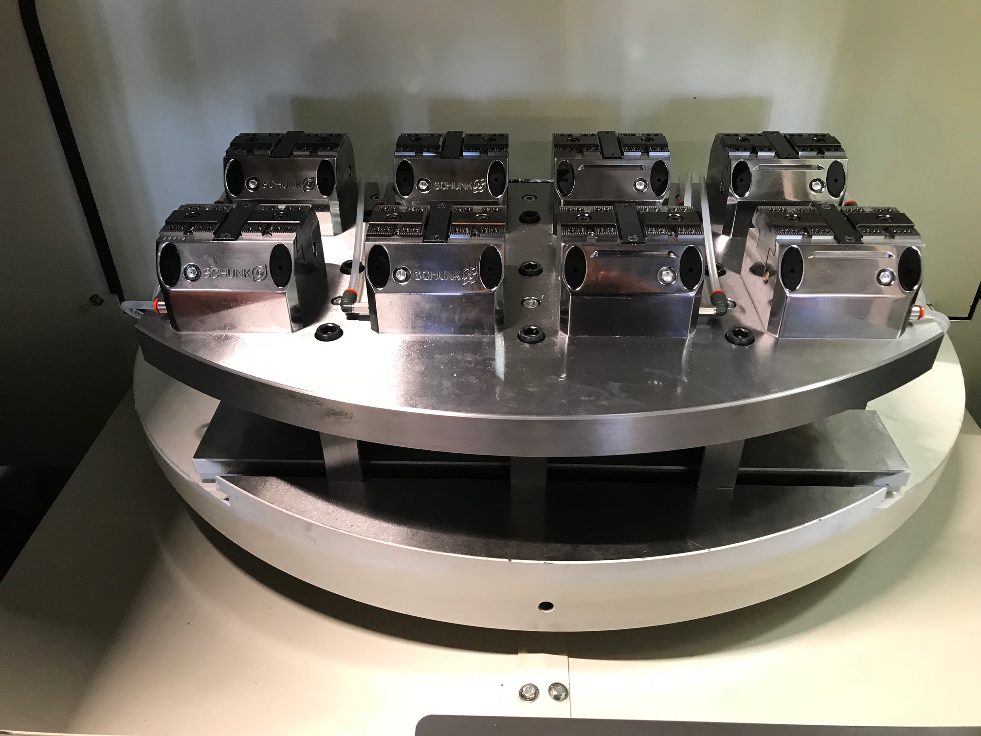 Attrezzatura tandem su macchina bi-pallet